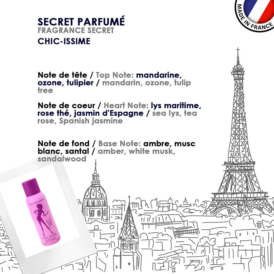 Ulric de Varens Chic-Issime Déodorant Déodorant Pour Elle Floral Blanc UDV Pour Elle