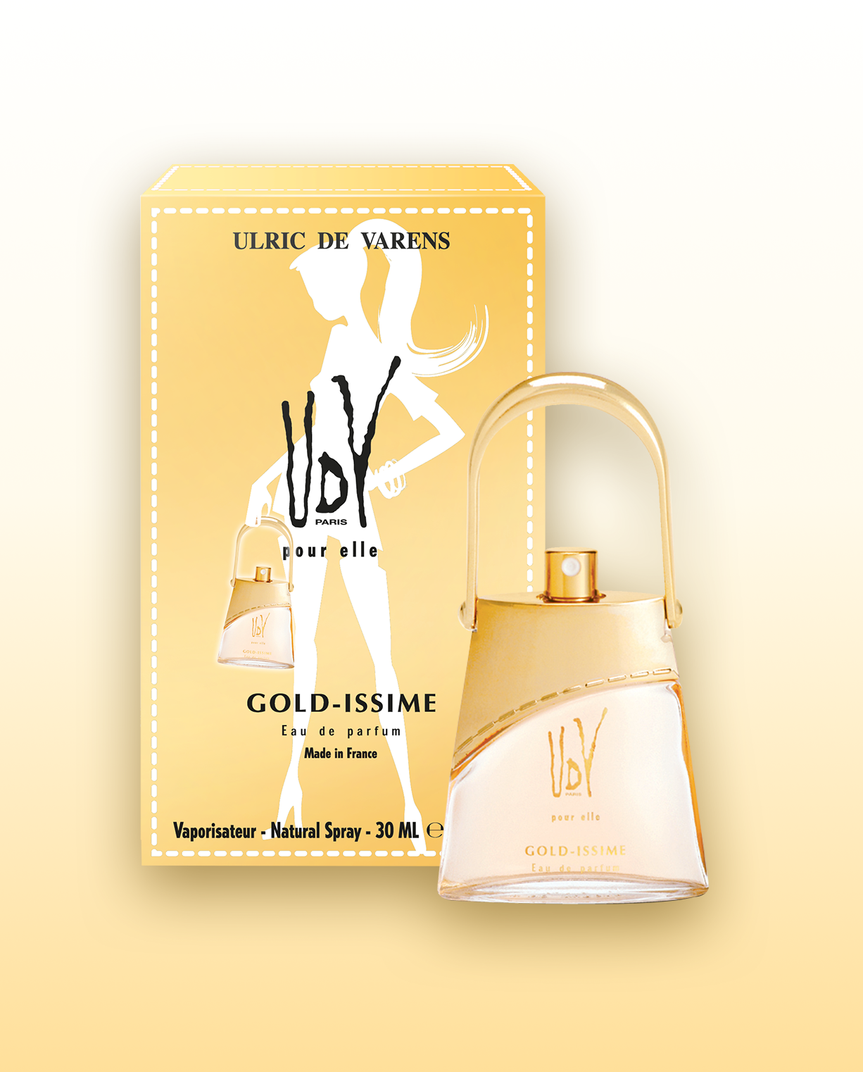 Ulric de Varens Gold-Issime 30 ML Parfum Pour Elle Aldéhydé. Floral UDV Pour Elle