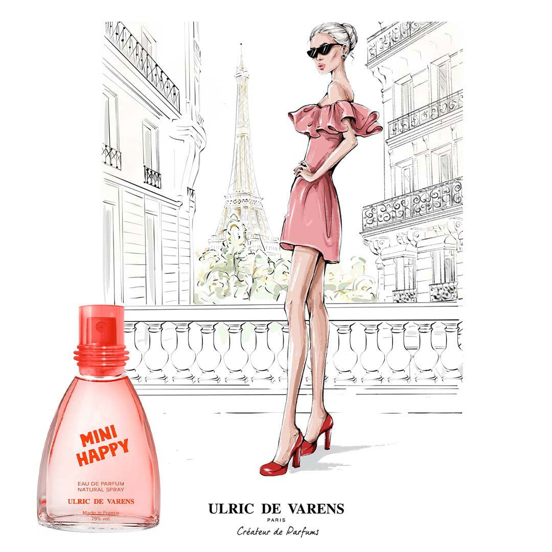 Ulric de Varens Mini Happy Parfum Pour Elle Floral Fruité Oriental
