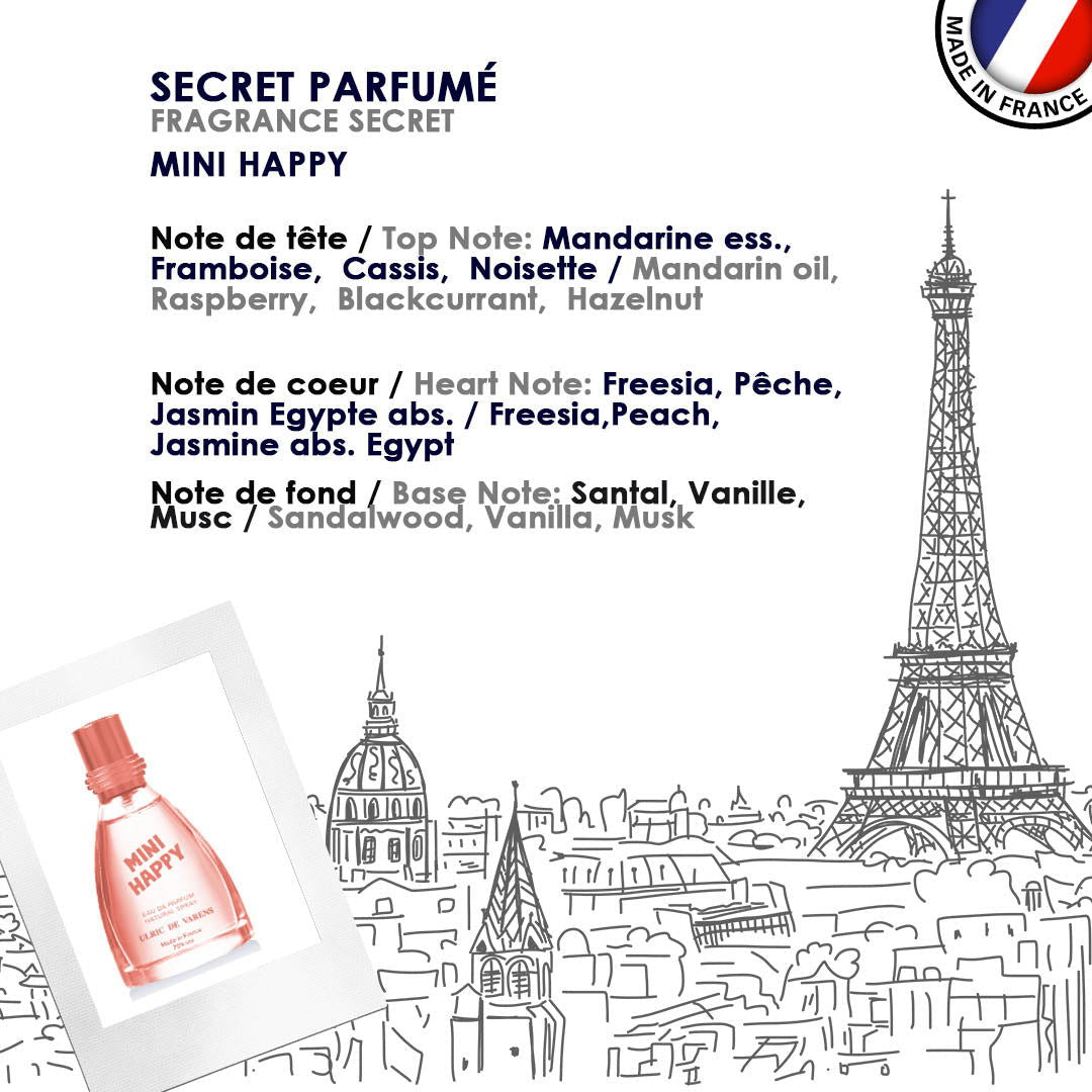 Ulric de Varens Mini Happy Parfum Pour Elle Floral Fruité Oriental