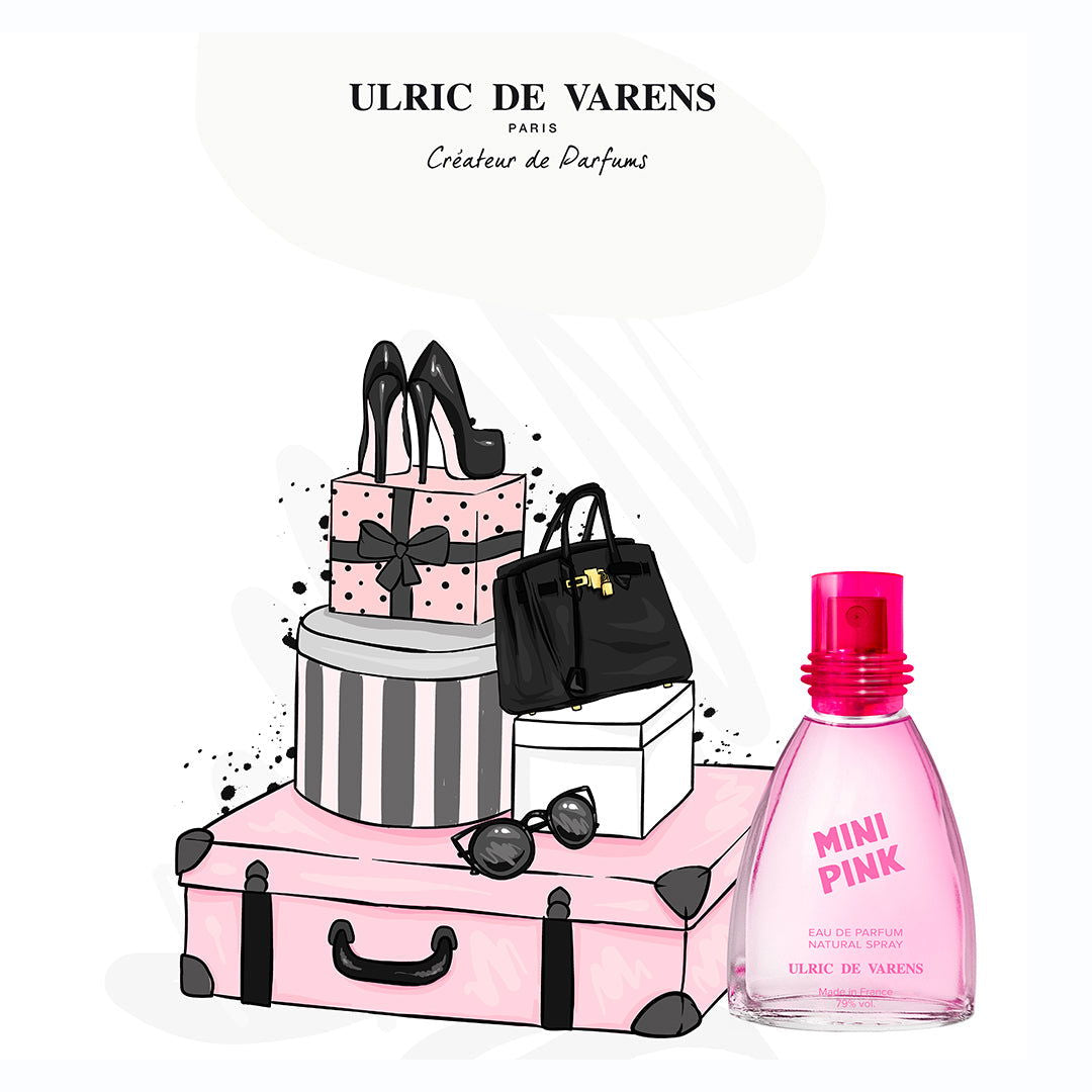 Ulric de Varens Mini Pink Parfum Pour Elle Gourmand Oriental
