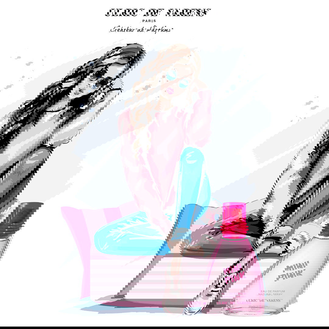 Ulric de Varens Mini Pink Parfum Pour Elle Gourmand Oriental