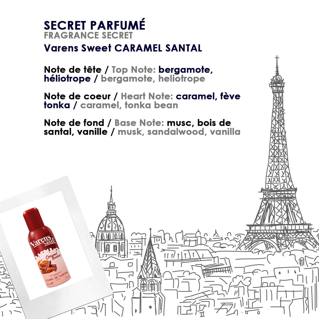 Varens Sweet Caramel Santal Body Fragrance