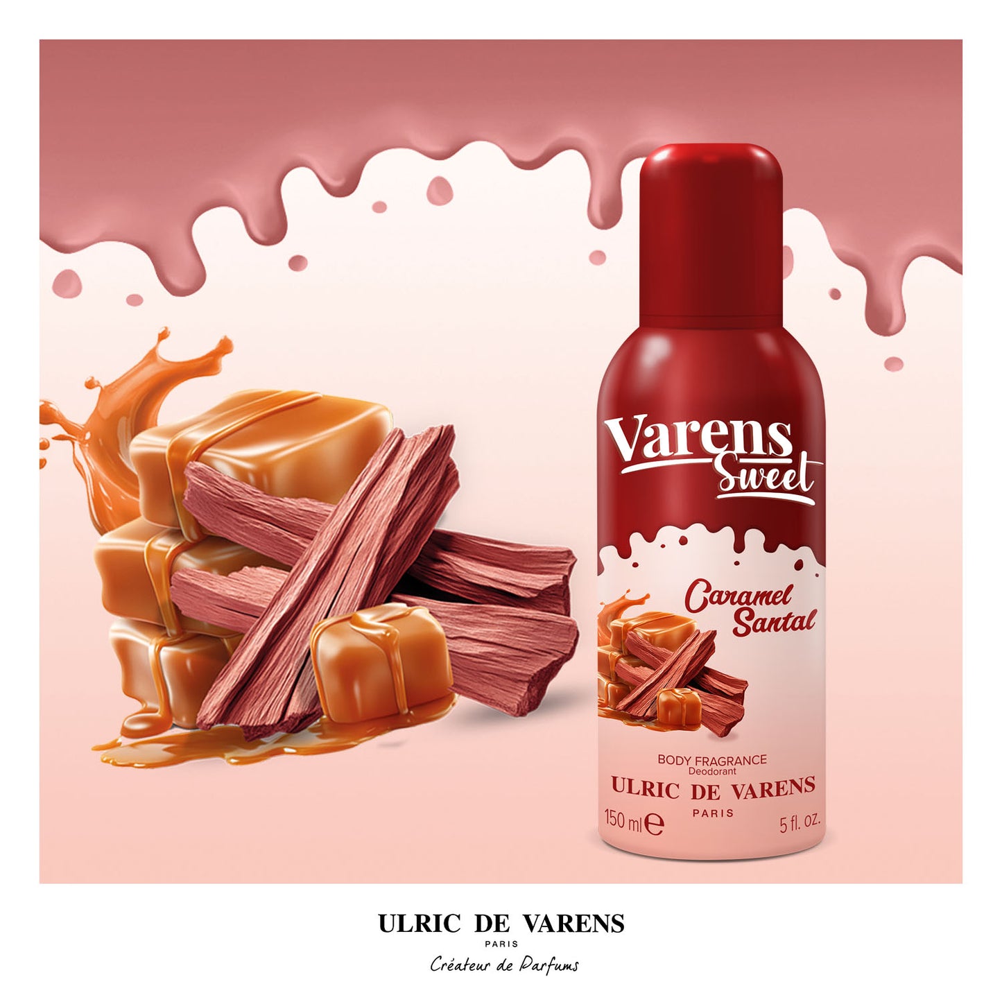 Varens Sweet Caramel Santal Body Fragrance