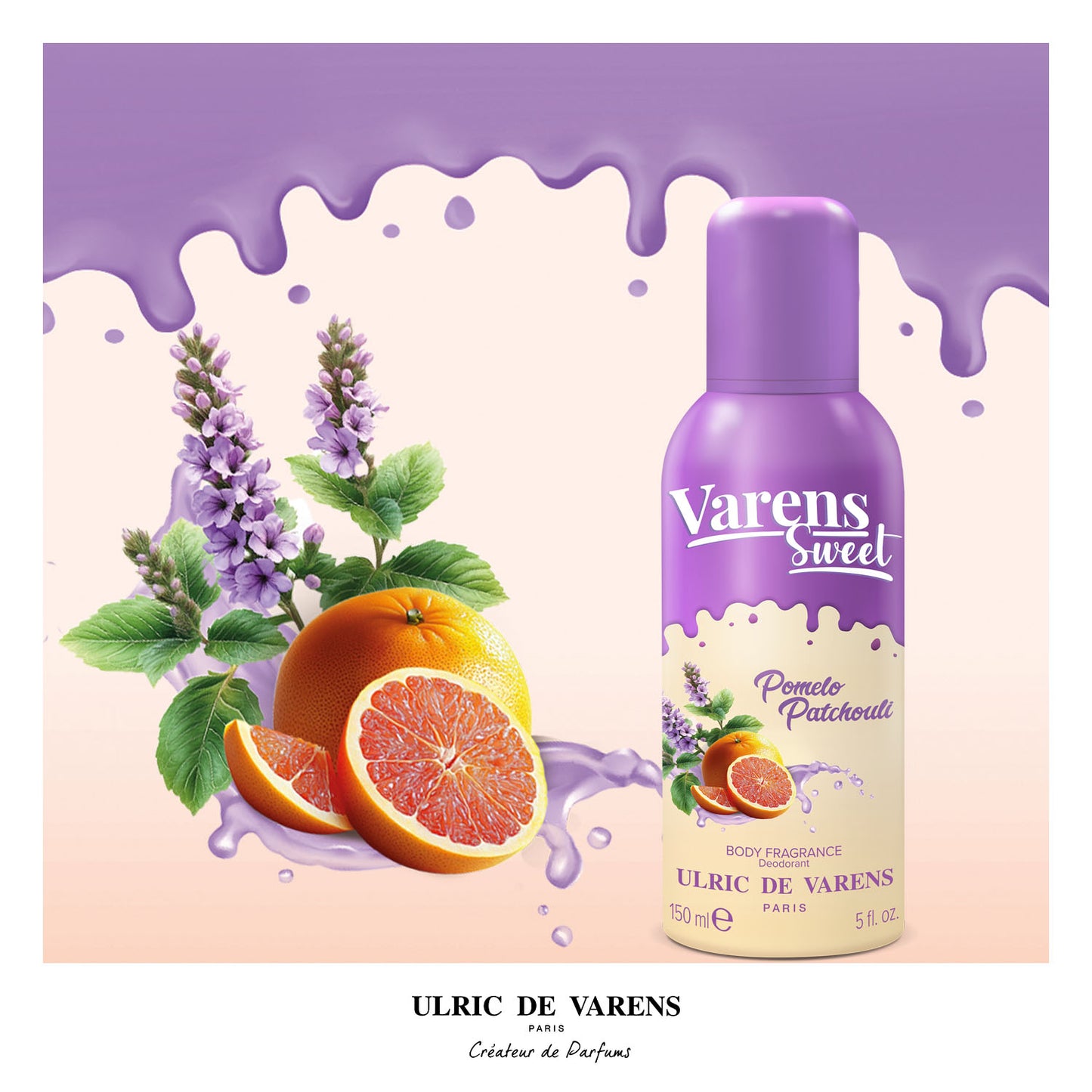 Varens Sweet Pomelo Patchouli Body Fragrance
