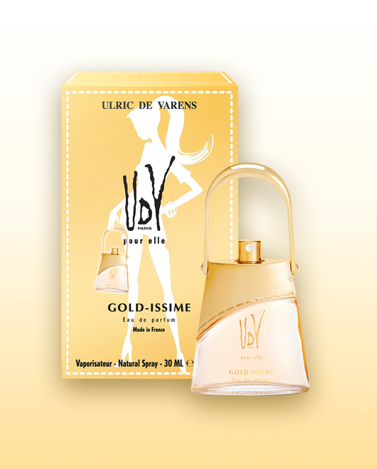 Ulric de Varens Gold-Issime 30 ML Parfum Pour Elle Aldéhydé. Floral UDV Pour Elle