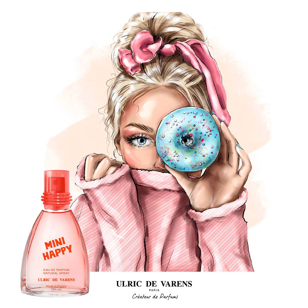 Ulric de Varens Mini Happy Parfum Pour Elle Floral Fruité Oriental