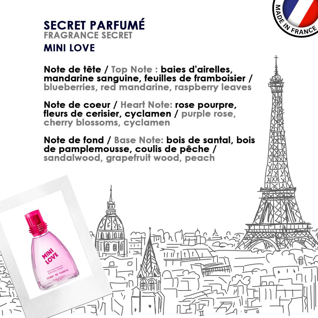 Ulric de Varens Mini Love Parfum Pour Elle Floral Fruité