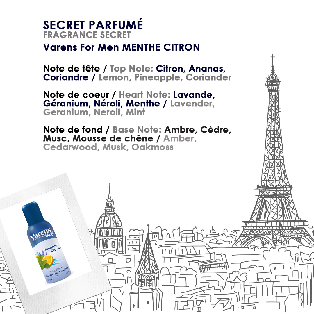 Varens For Men Menthe Citron Body Fragrance
