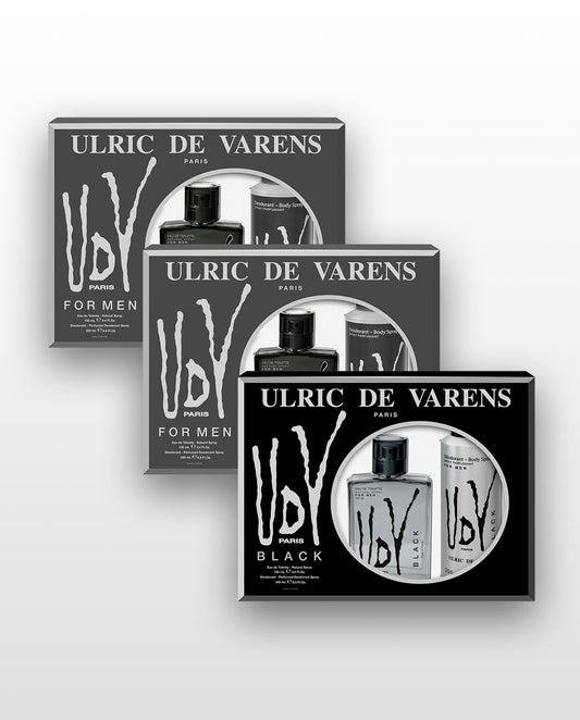 Set 2 x UDV For Men, Black Set's