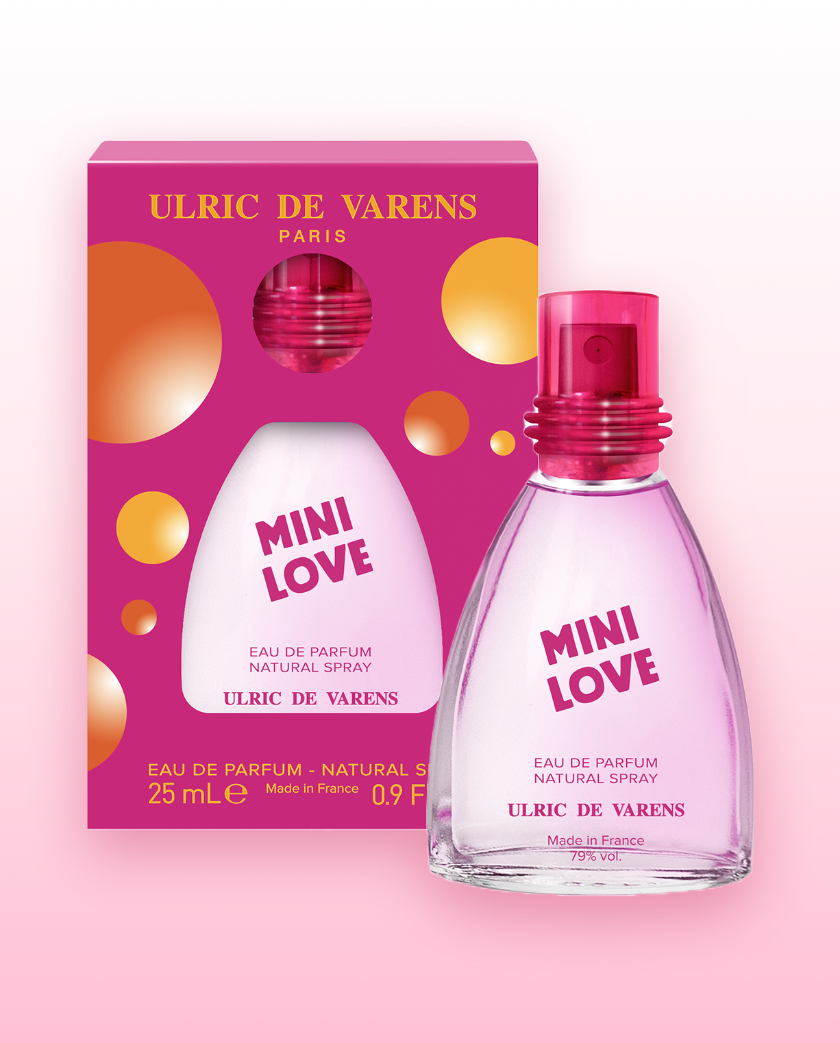 Set Mini Love, Sexy, Pink  (3 x 25ML) - Ulric de Varens -  - #tag1# - #tag2# - #tag3# - #tag4#