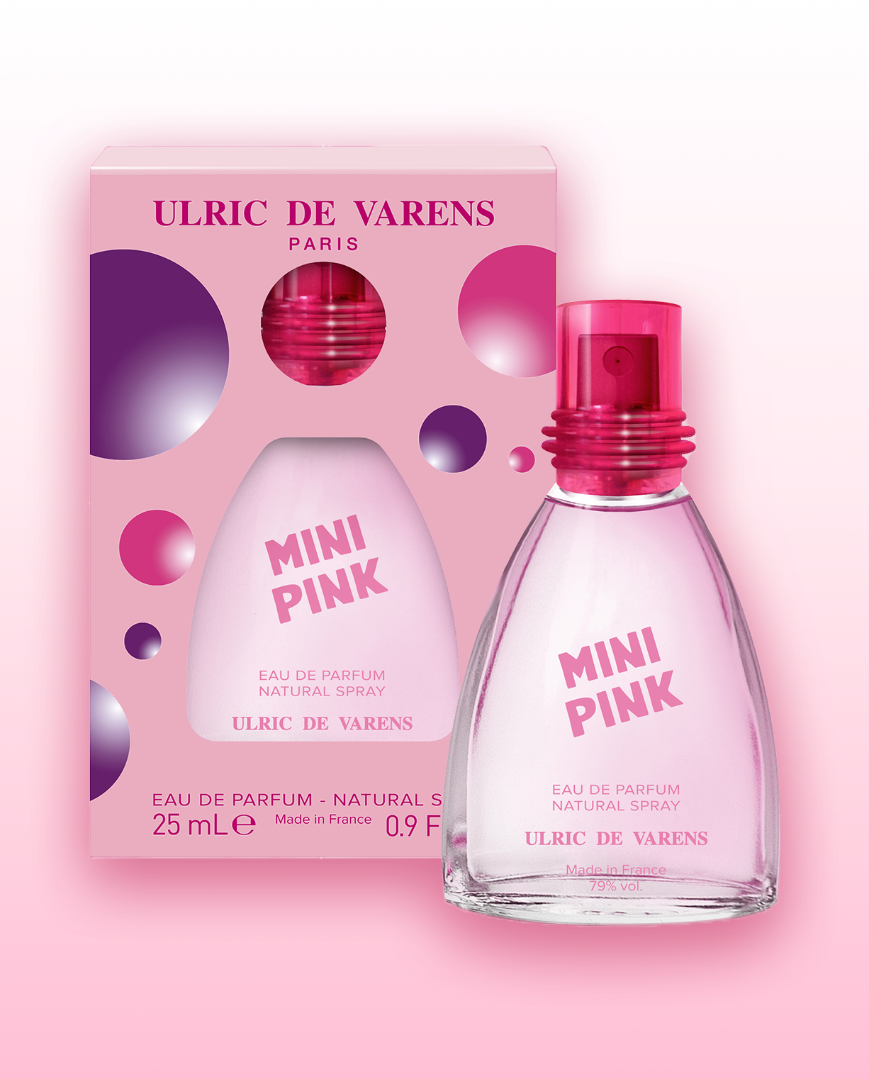 Set Mini Love, Sexy, Pink  (3 x 25ML) - Ulric de Varens -  - #tag1# - #tag2# - #tag3# - #tag4#