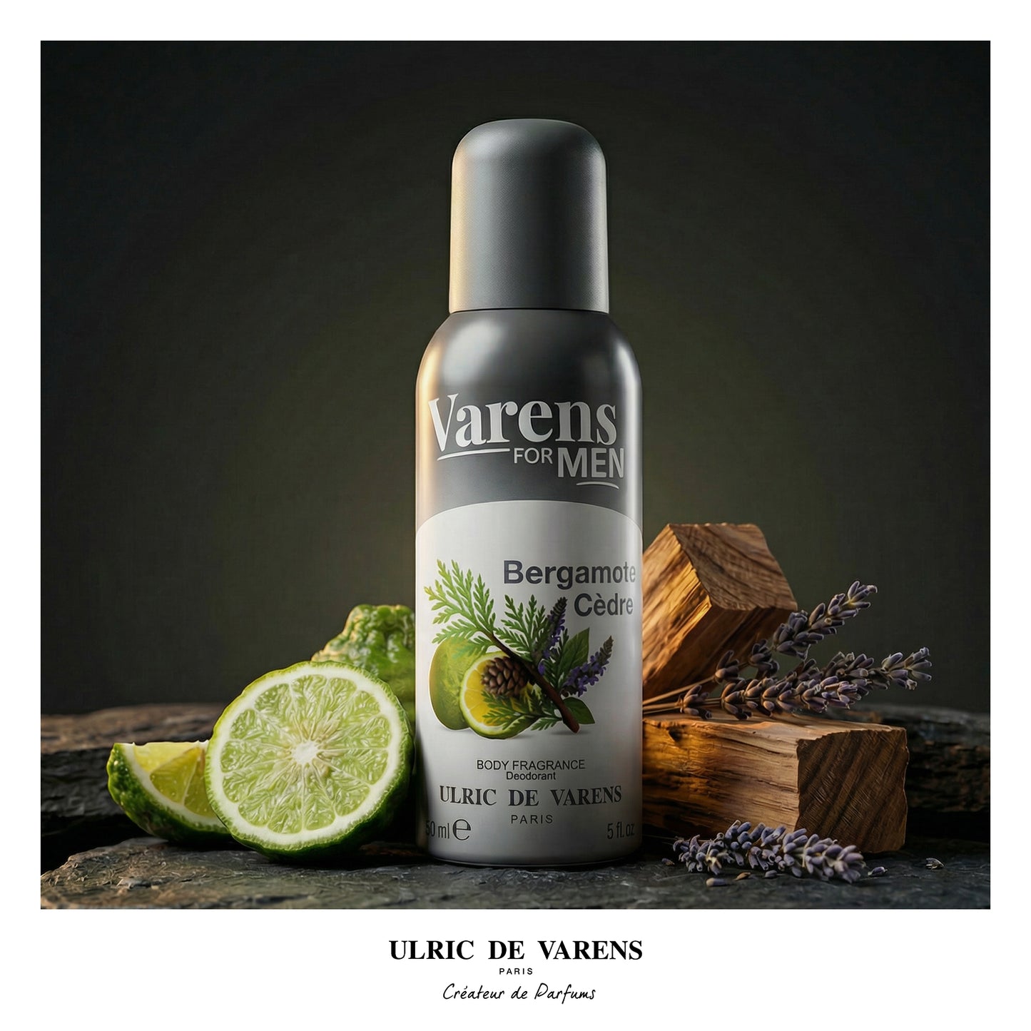 Varens For Men Bergamote Cèdre Body Fragrance