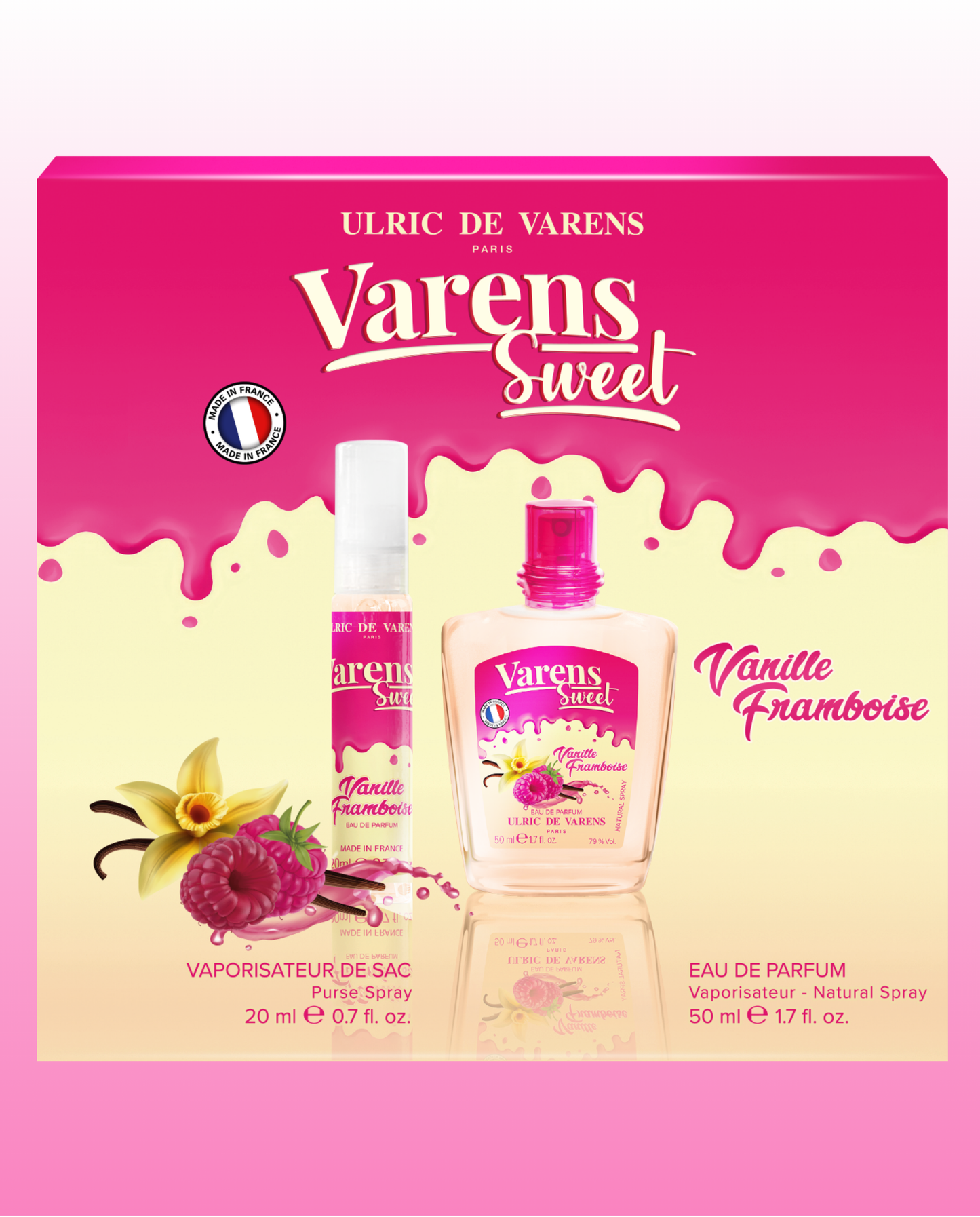 Varens Sweet Vanille Framboise Coffret