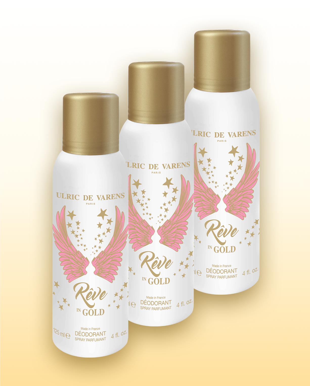 Women Deo 3 Bundle Reve in Gold